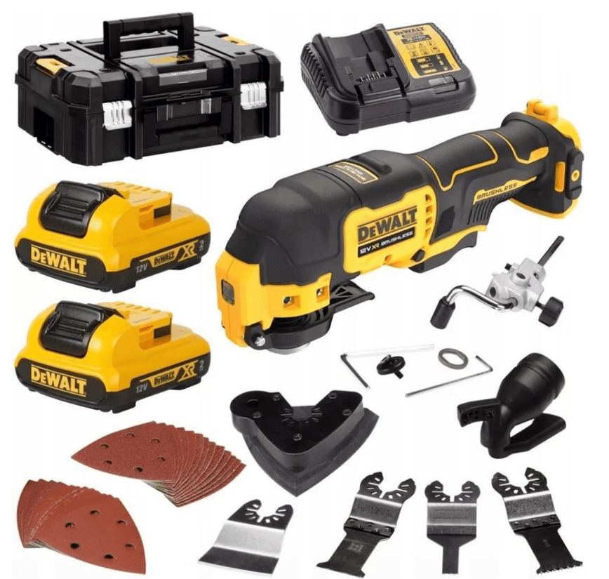 Multibruska Dewalt, 2x AKU, nabíječka, kufr